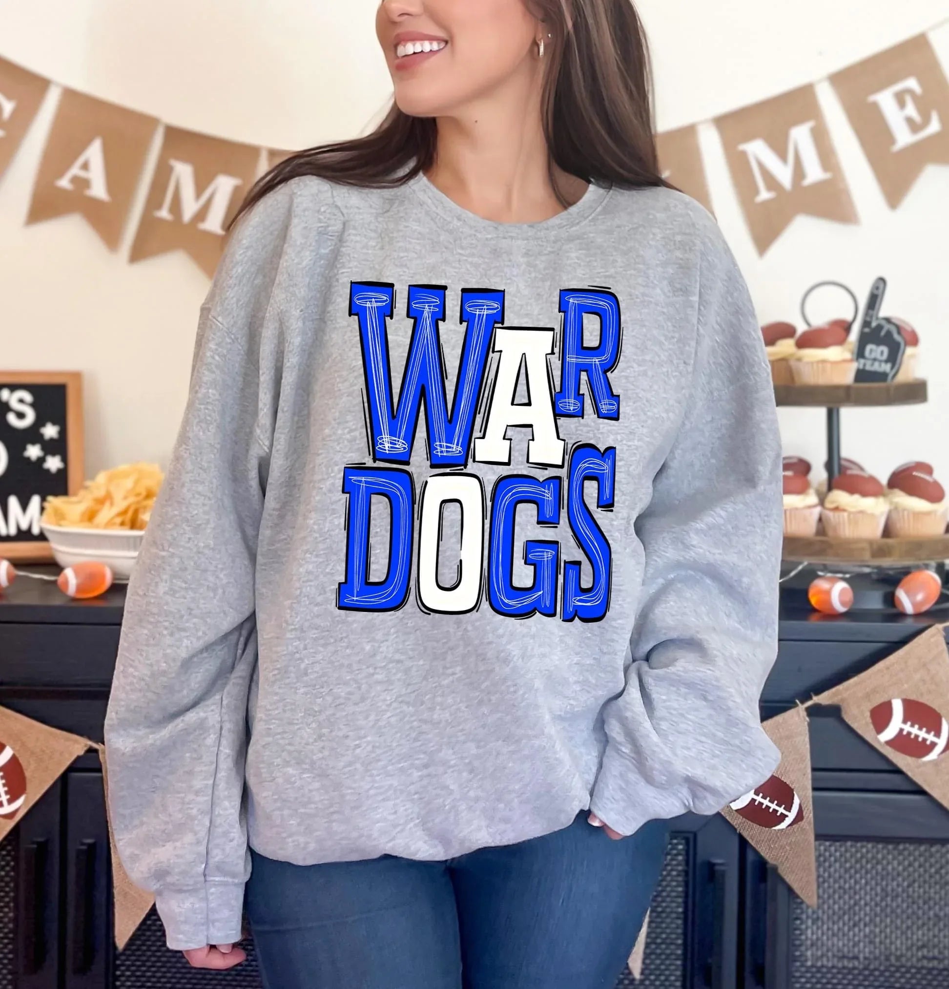 Wardogs Sporty Varsity Doodle DTF Transfer - Merch Girls