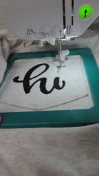 "hi" Gildan Ultra Cotton Embroidered Pocket Tee
