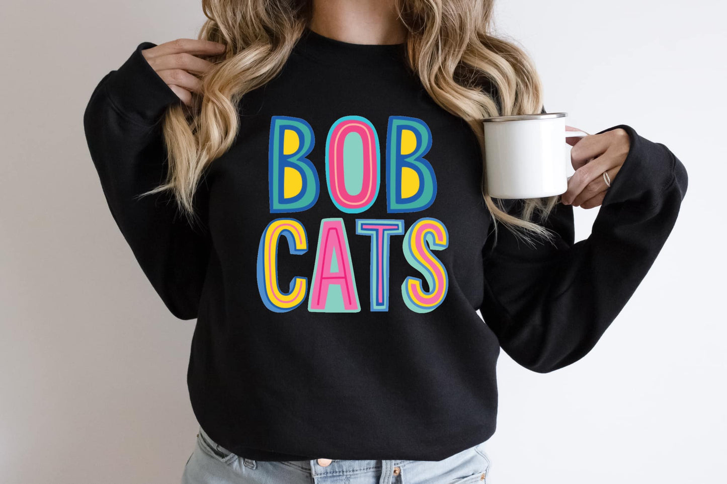 Bobcats Colorful Graphic Tee