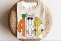 Easter Carrot Bunny Rabbit and Chick Monogram Graphic Tee - Merch Girls
