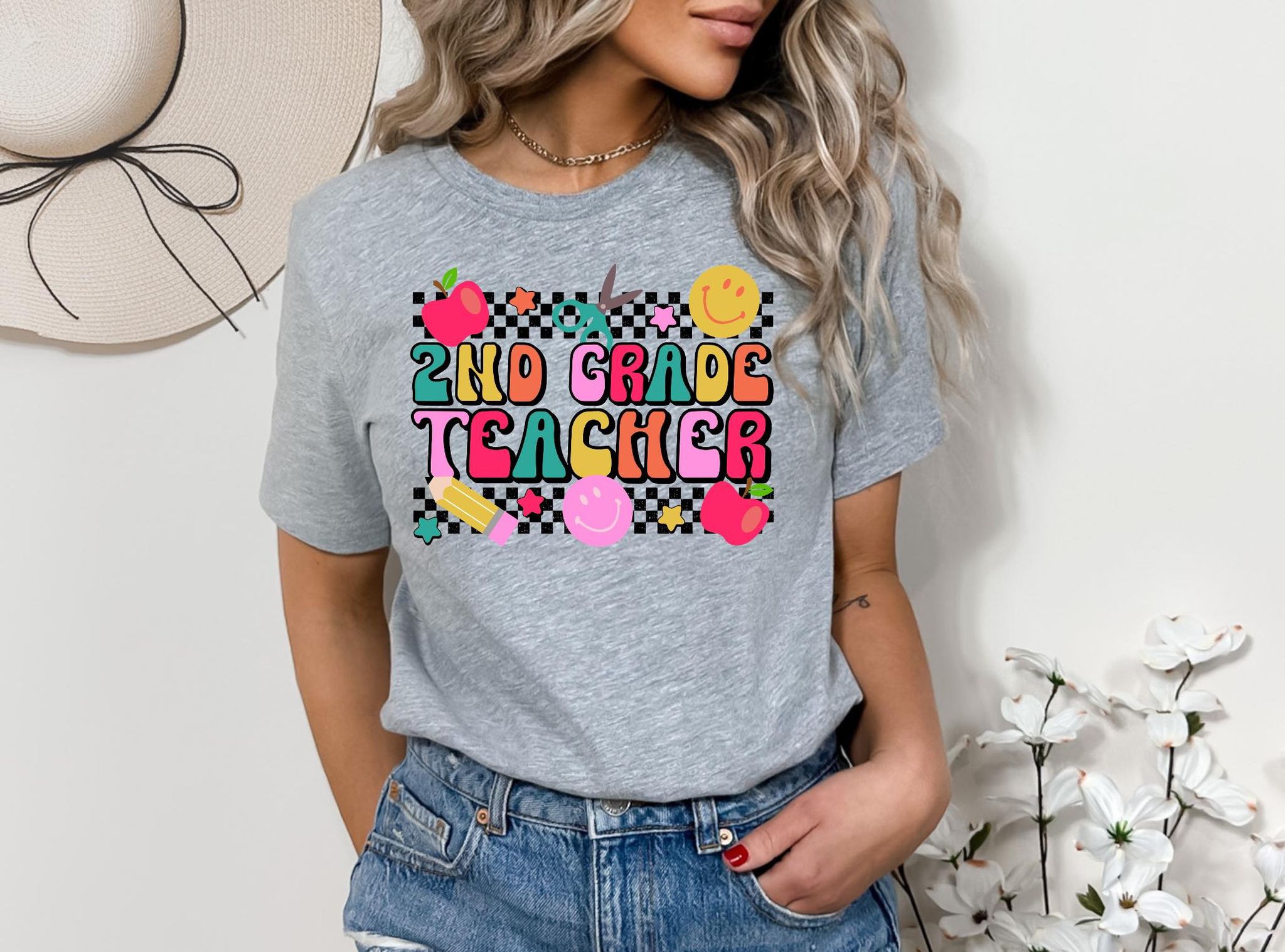 2nd Grade Teacher Graphic Tee