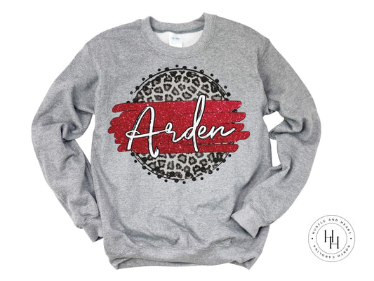 Arden Red And White Shirt