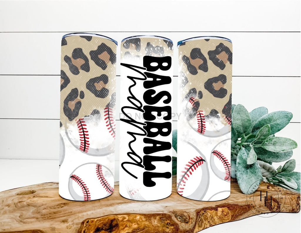 Baseball Mama Completed 20Oz Skinny Tumbler Sublimation