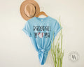 Baseball Mama Cute Baseball Heart Graphic Tee - Merch Girls