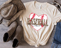 Baseball Mom Leopard Graphic Tee - Merch Girls