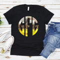 Baseball Softball Leopard Monogram Graphic Tee - Merch Girls