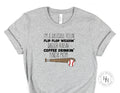 Baseball Yellin Coffee Drinkin Kinda Mom Graphic Tee - Merch Girls