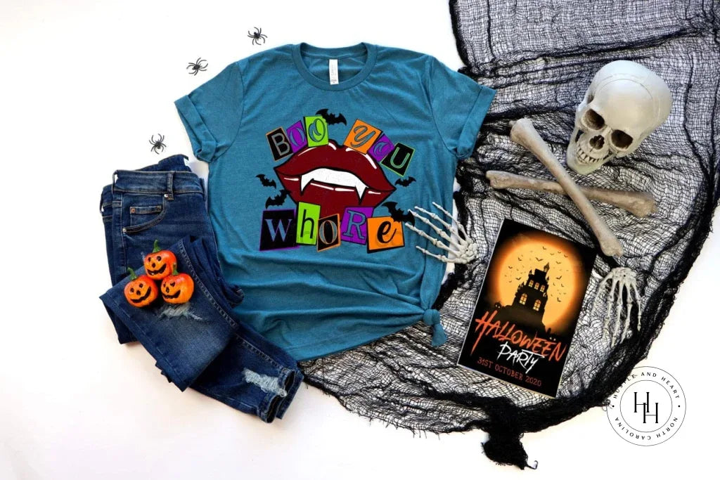 Boo You Whore Graphic Tee - Merch Girls