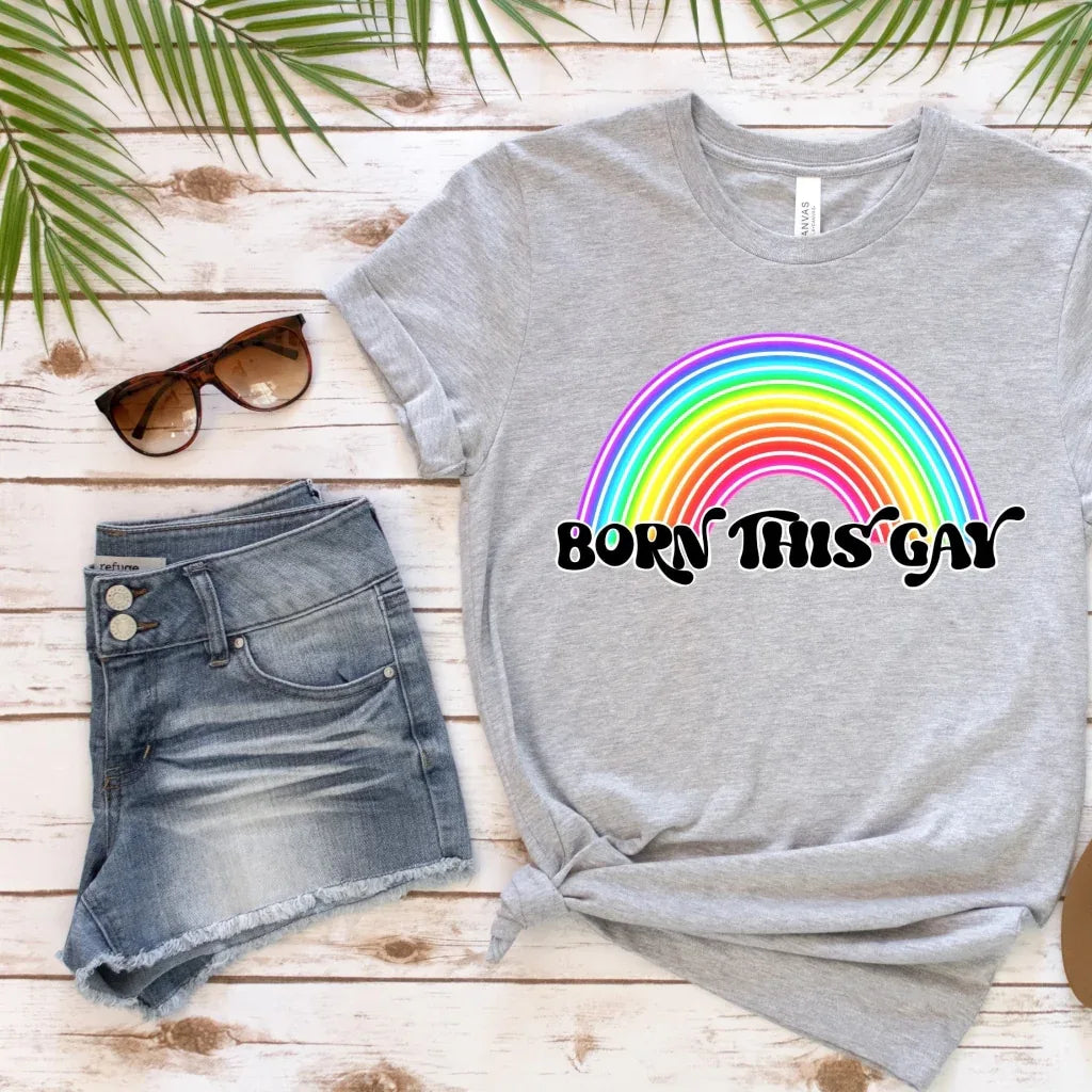 Born This Gay Pride Graphic Tee - Merch Girls