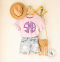 Bright Dot Monogram Graphic Tee - Merch Girls