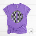 Checkerboard Monogram Graphic Tee - Merch Girls