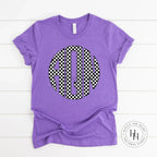 Checkerboard Monogram Graphic Tee - Merch Girls