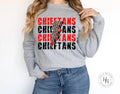 Chieftans Red and Black Lightning Bolt Graphic Tee - Merch Girls