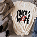 Coach's Wife Lightning Bolt Graphic Tee - Merch Girls