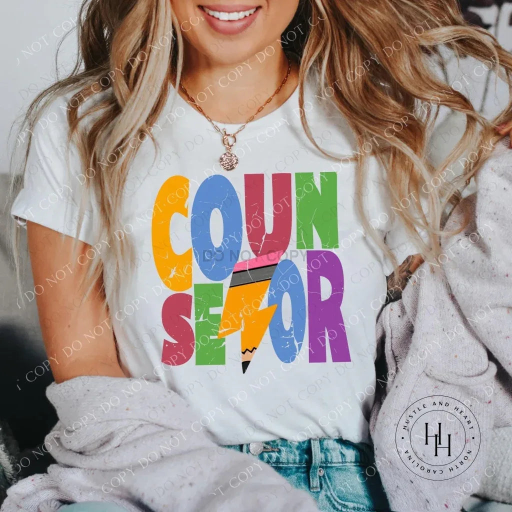 Counselor Bolt Graphic Tee - Merch Girls