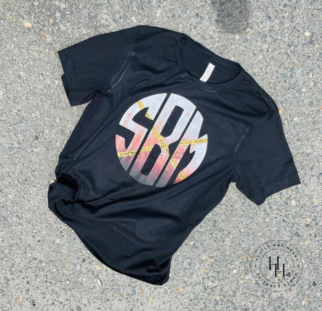 Crime Scene Monogram Graphic Tee - Merch Girls