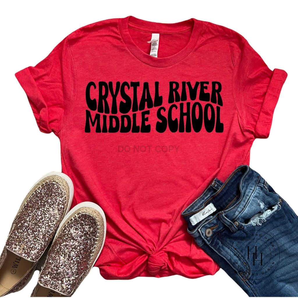 Crystal River Middle School Graphic Tee Shirt