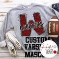 Custom Varsity Letter Design Mockup- No Physical Item! - Merch Girls