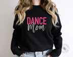 Dance Mom Hot Pink and Silver Faux Glitter Graphic Tee - Merch Girls