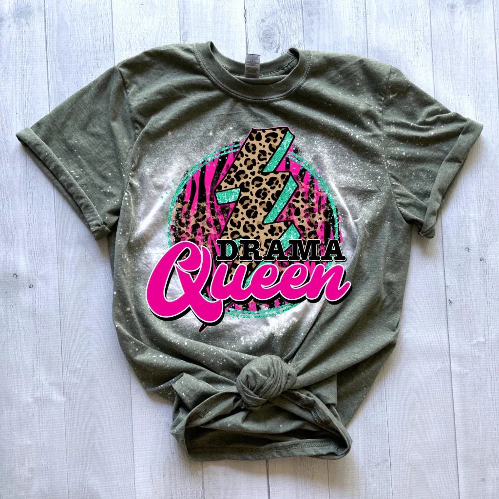 Drama Queen Bleach Tee - Merch Girls