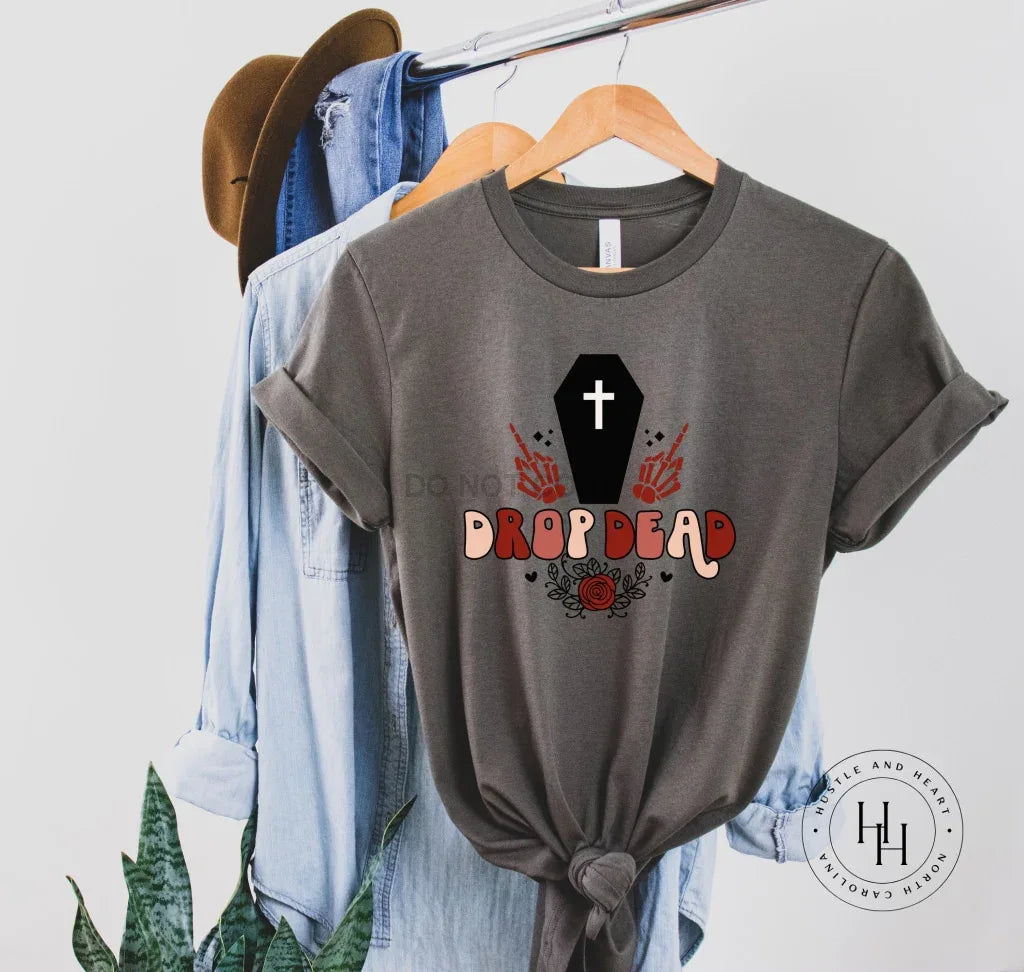 Drop Dead Coffin Graphic Tee - Merch Girls