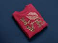 Leopard Love and Rose Gold Kisses Valentine's Day Graphic Tee - Merch Girls
