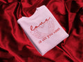 Skellie Hands Love is All You Need License Plate Pink Valentine's Day Graphic Tee - Merch Girls