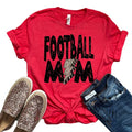 Football Mom Lightning Bolt Graphic Tee - Merch Girls