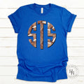 Football Monogram Graphic Tee - Merch Girls