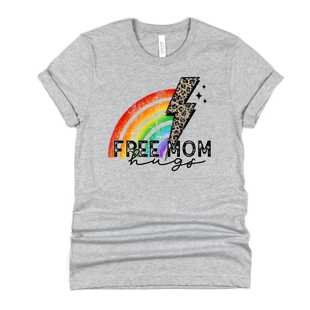 Free Mom Hugs Pride Graphic Tee - Merch Girls