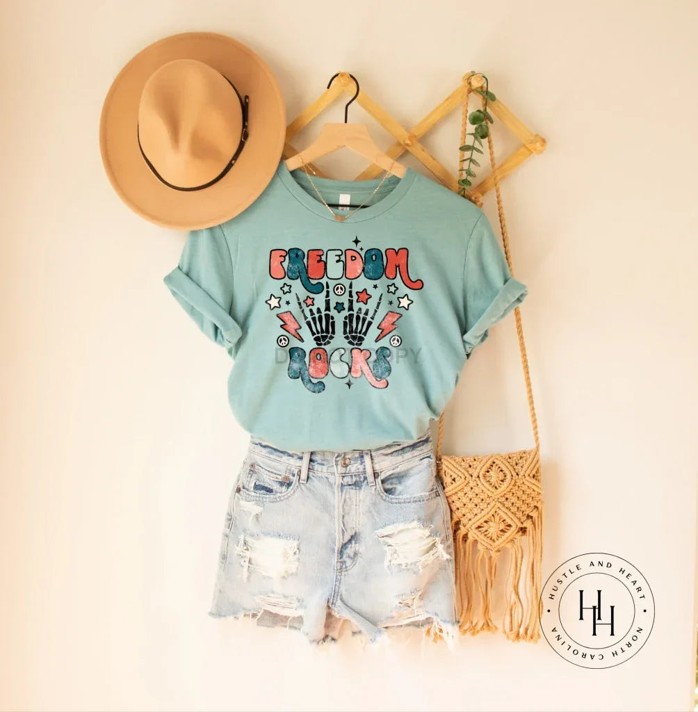 Freedom Rocks Graphic Tee - Merch Girls