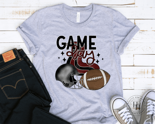 Game Day Cardinal Graphic Tee Shirt