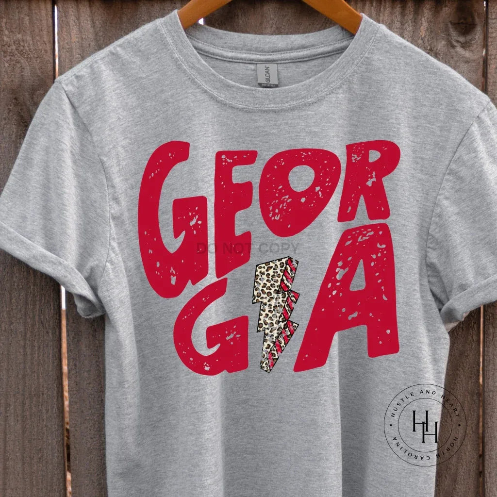 Georgia Lightning Bolt Graphic Tee - Merch Girls