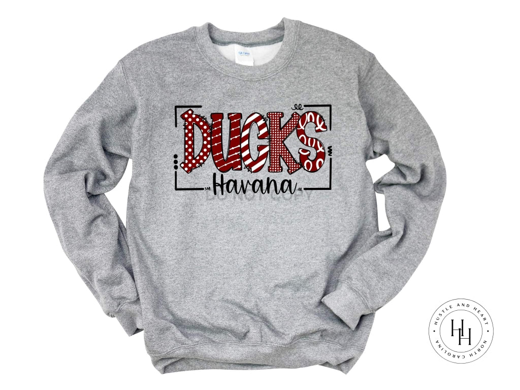 Havana Ducks Doodle Graphic Tee Youth Small / Unisex Sweatshirt