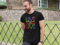 Love is Love Rainbow Graphic Tee - Merch Girls
