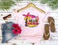 Hello Summer Graphic Tee - Merch Girls