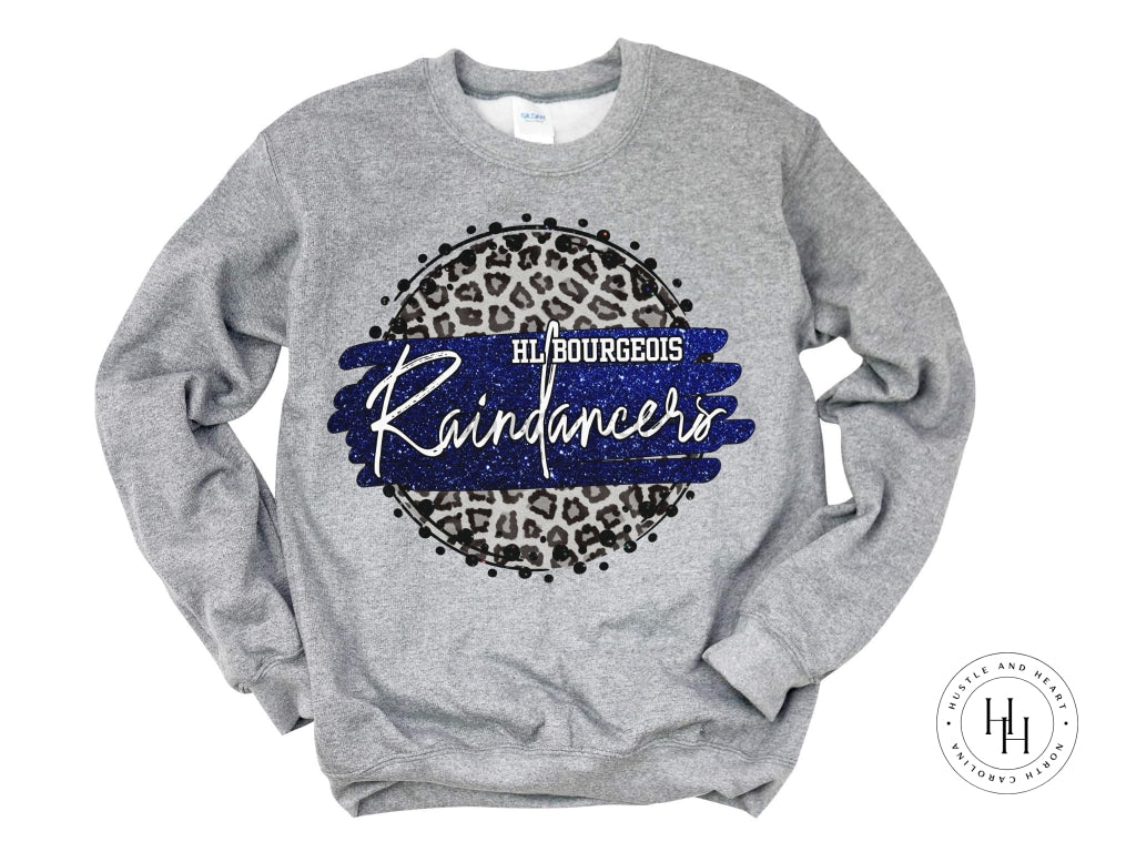 Hlb Raindancers Blue And White Shirt