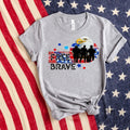 Home of the Free and the Brave Graphic Tee - Merch Girls