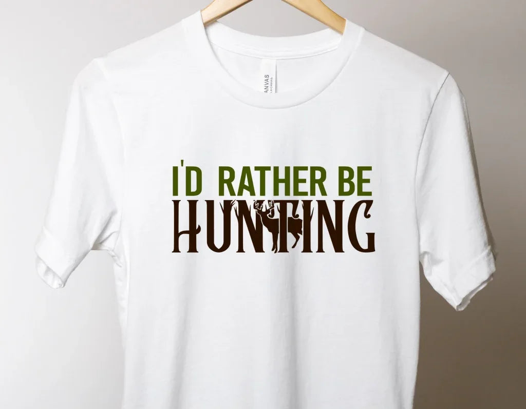 I'd Rather Be Hunting Graphic Tee - Merch Girls