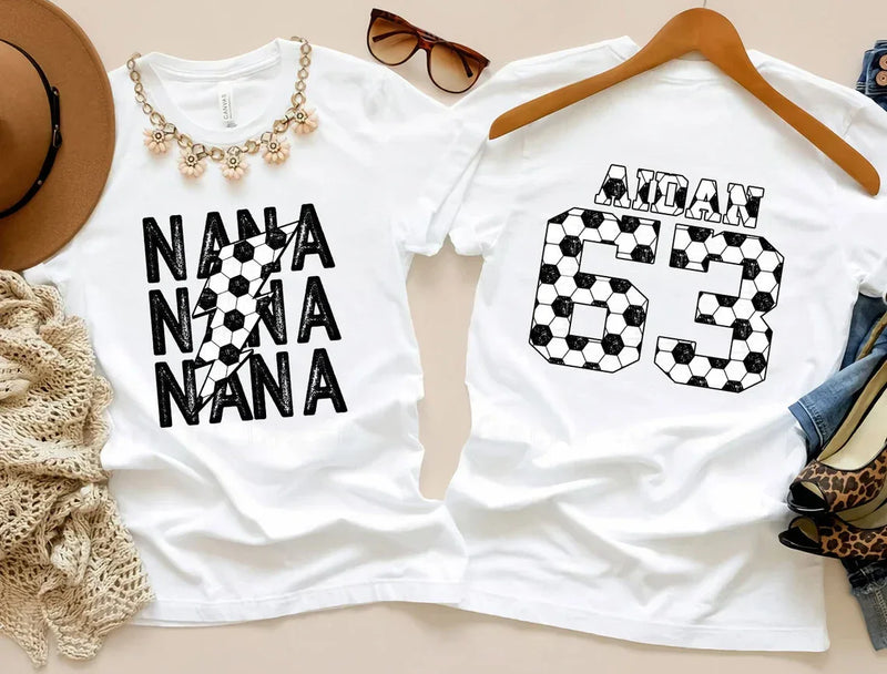 Name Customizable Soccer Graphic Tee - Merch Girls