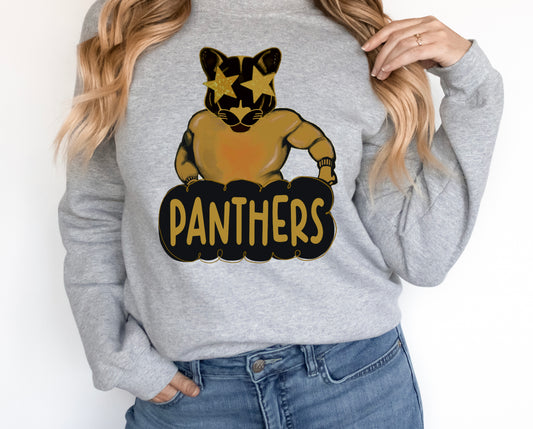 Panthers Preppy Graphic Tee