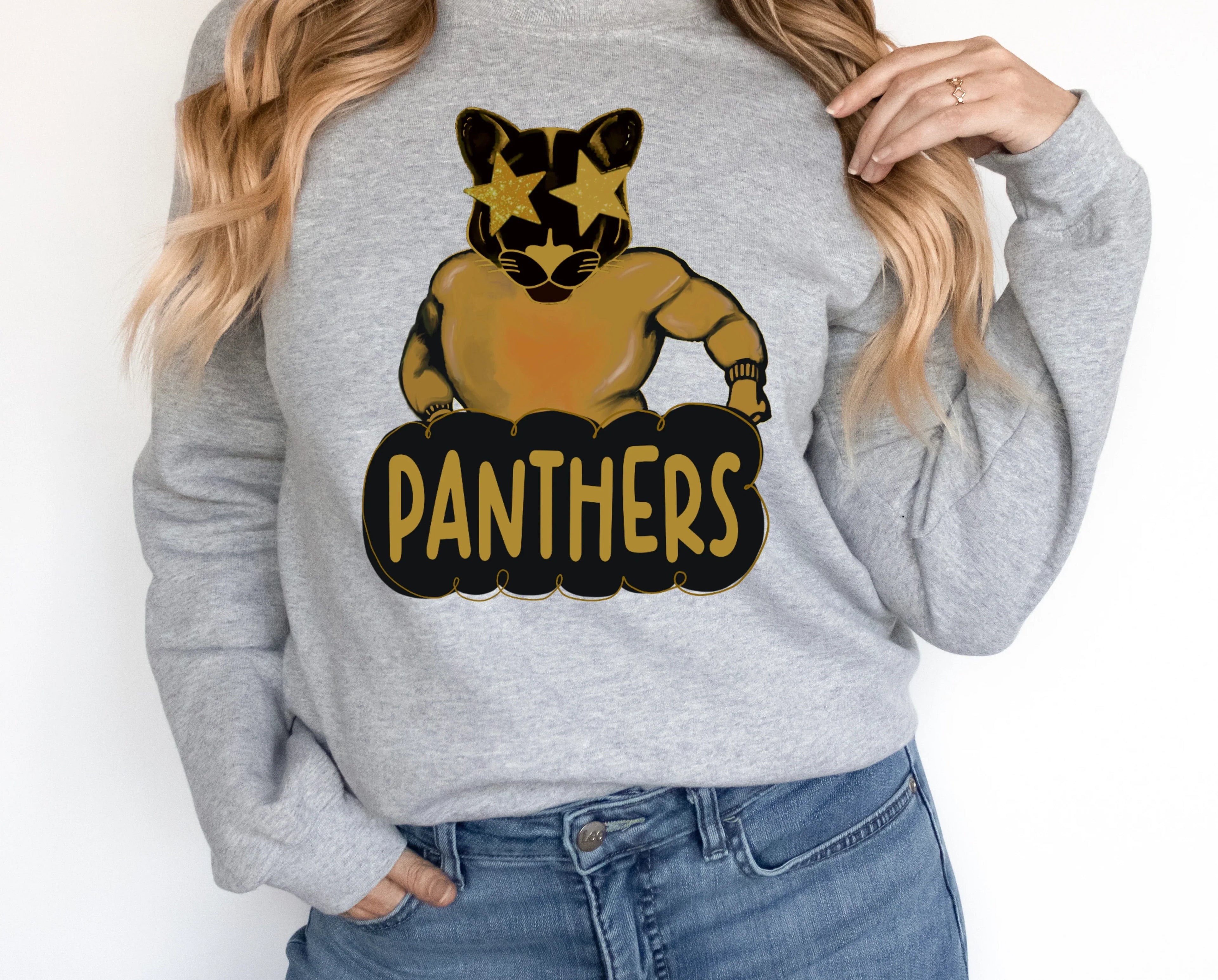 Panthers Preppy Graphic Tee - Merch Girls