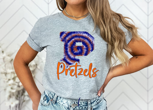 Pretzels Faux Embroidery Graphic Tee