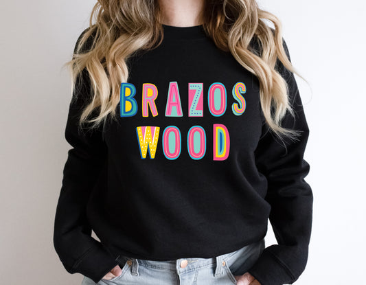 Brazoswood Colorful Graphic Tee
