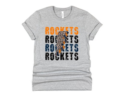 Rockets Lightning Bolt Graphic Tee