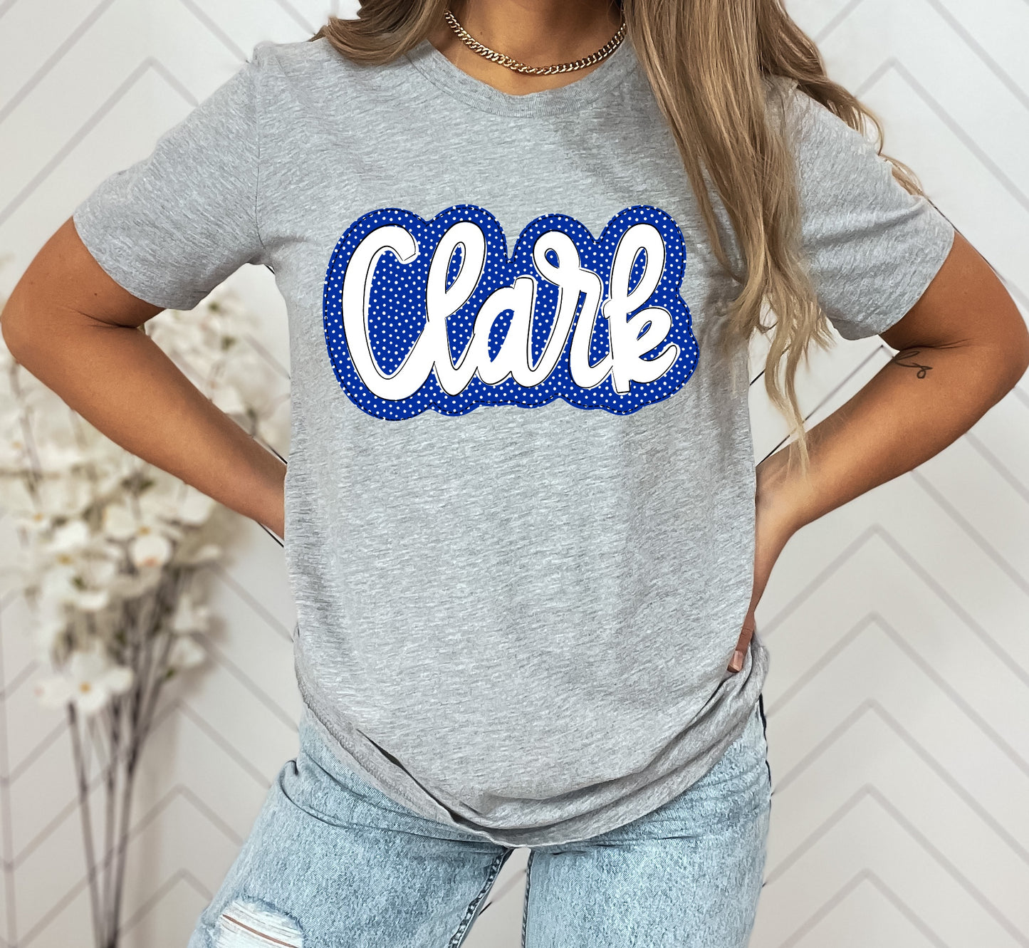 Clark Faux Applique