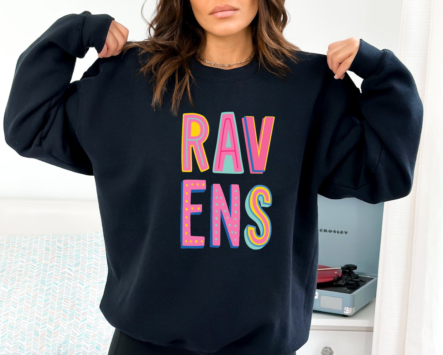 Ravens Colorful Graphic Tee