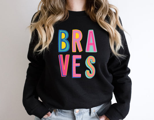 Braves Colorful Graphic Tee