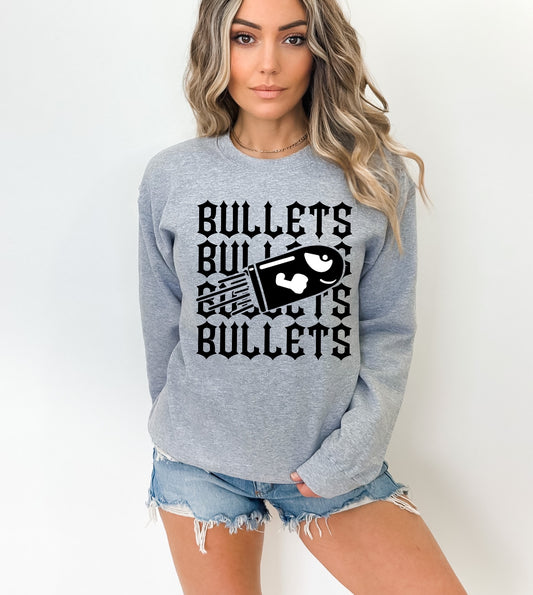 Bullets Repeating Mascot Graphic Tee