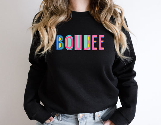 Boujee Colorful Graphic Tee